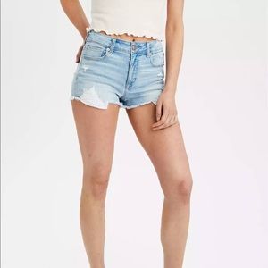 Lace Jean Shorts